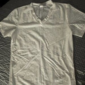Little boy blue new v neck size M see thru